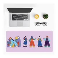 Tapis de souris pour bureau et jeux, grand format, bords cousus, imperméable, antidérapant, base en caoutchouc, best-seller