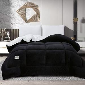 100% polyester hiện đại sợi nhỏ Lamb Fleece <span class=keywords><strong>bedding</strong></span> <span class=keywords><strong>Comforter</strong></span> Set - Product Image 3