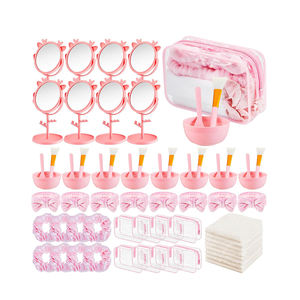 96 buah perlengkapan pesta Spa jumlah besar termasuk masker wajah Set cermin mangkuk pencampur untuk anak perempuan Spa Sleepover natal/Tahun Baru - Product Image 1