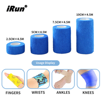 IRun Personnalisé Poignet Cheville Auto-Adhésif Bandage Élastique Athlétique Sports Ruban Adhésif Flex Bandage Cohésif Chien Cheval Bandage Wrap