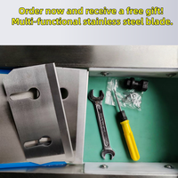 Beste groentehakker, segmentatiemachine voor selderij, groene bonen, ui, aardappel, multifunctionele gemotoriseerde fruitverwerker