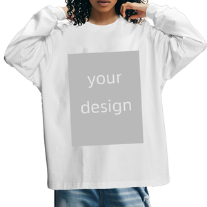 <span class=keywords><strong>T</strong></span>-<span class=keywords><strong>shirt</strong></span> unisexe surdimensionné en coton 100% de qualité supérieure, imprimé DTG, personnalisable, manches longues, streetwear, personnalisation de <span class=keywords><strong>t</strong></span>-<span class=keywords><strong>shirt</strong></span> pour homme - Product Image 1