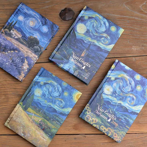 Quaderno Creativo Personalizzato con Stampa Vintage <span class=keywords><strong>Van</strong></span> <span class=keywords><strong>Gogh</strong></span>, Rilegatura Termica, Copertina Rigida in Carta, Diario Regalo, 146 Pagine - Product Image 6