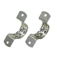 Colliers de serrage en U en acier inoxydable 304 pour systèmes de plomberie, colliers de serrage à double trou et supports de fixation de tuyaux
