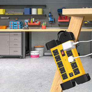 Outlet Heavy Duty PDU điện tấm kim loại bảo vệ tăng với 15 amp 1875W cho vườn hội thảo máy chủ phòng Ổ cắm điện dải - Product Image 6