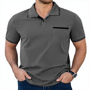 Chemise Elite Signature brodée en maille unie extensible confortable pour un style professionnel décontracté - Product Image 1