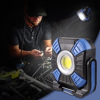 SEEYOO 1500 Lumen IP55 Wasserdichte LED-Arbeitsleuchte Notfall-Warnleuchte Magnetisch Tragbar Ra90 Dimmbar für Werkstattgebrauch Aluminium