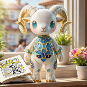 Sáng Tạo văn hóa phi vật thể cloisonne chòm sao trang trí Bạch Dương - Product Image 6