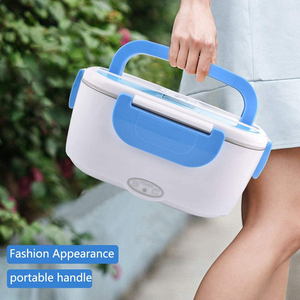 Amazon select 110V/220V Plastic Portable Heater Electric Heated Lunchbox Hot Food Thermal Lunch Box