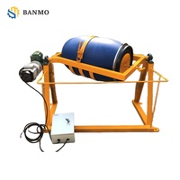 Mélangeur et Tambour Rotatif Industriel BANMO ZT-0380 0,75 kW avec Moteur ARC à Réducteur 70 pour Fûts en Plastique ou Acier de 50L à 80L