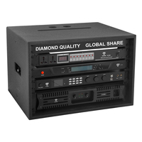 DIAMOND AUDIO 2026 Promotion Système Audio 4-en-1 en Bois Amplificateur de Puissance Audio Professionnel 1000W 2U pour l'Audio Professionnel