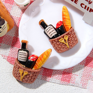 3D樹脂シミュレーション食品ミニパンDIY手作りミニ樹脂玩具アクセサリー - Product Image 6
