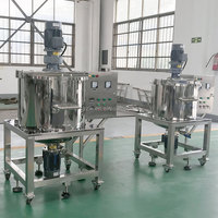 Machines de Production pour la Fabrication de Shampoing, Gel Douche, Savon Liquide, Désinfectant pour les Mains, Détergent – Cuve Homogénéisatrice et Mélangeur