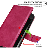 Étui portefeuille en cuir PU pour Xiaomi Mi Redmi Note 17 Pro+ 15 Plus 14 13 12 4G 11 5G avec fentes pour cartes, support et protection antichoc