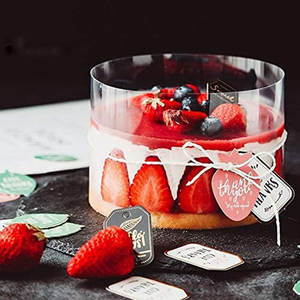 10m/1 Rollo de Película Transparente de Acetato para Contorno de Pasteles, Molde para Contorno de Pastel, Herramienta para Hornear Chocolate y Dulces, Aro para Mousse - Product Image 6