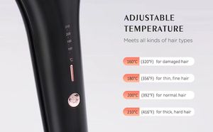4 réglages de température <span class=keywords><strong>Fer</strong></span> à friser en céramique à trois barils Boucles longue durée <span class=keywords><strong>sans</strong></span> frisottis pour tous les types de cheveux - Product Image 5