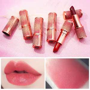 Gloss à lèvres <span class=keywords><strong>color</strong></span>é OEM, brillant et mat, à faible MOQ, crayon à lèvres végétalien avec logo personnalisé, cosmétiques MSDS, marque privée - Product Image 4