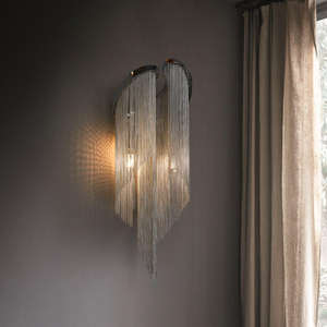 Hot Sale Indoor Design Modern Fancy Tassel Sconce Corridor Bedroom Luxury Decoration <b>Wall</b> <b>Lamp</b> for Hotel Rooms - Product Image 1