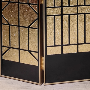 Wabi Sabi Phong Cách Bạc Lá Sơn Mài Sơn Rắn Gỗ Màn Hình Phòng Khách Phòng Ăn Lối Vào Hội Trường Màn Hình Phân Vùng - Product Image 5