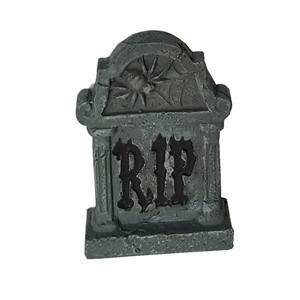 4 Inch Halloween <strong>Skull</strong> Decoration Resin Halloween Party Decoration Tombstone Statue Halloween Tombstone RIP Ornament <strong>Decor</strong> - Product Image 4