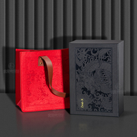 Boîte à bijoux en bois en gros 1500g tableau gris avec insertion de carte papier Surface mate imprimée sur mesure pour l'affichage des montres