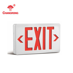 Riduzione tariffaria 90 giorni <span class=keywords><strong>luce</strong></span> di emergenza LED con i lati regolabili batteria di Backup scalinata stanza corridoio rosso segnale di uscita - Product Image 1