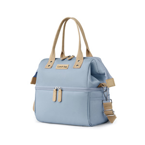 Borsa termica da Picnic esterna isolata a doppio strato alla moda borsa da pranzo portatile impermeabile a spalla singola Oxford - Product Image 1