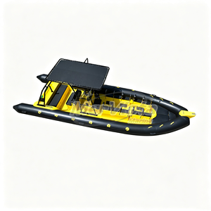 Ferry de Pasajeros de Fibra de Vidrio de 8.6m (28 pies), Bote Inflable Orca Hypalon de Alta Velocidad con Toldo para Transporte Turístico - Product Image 3