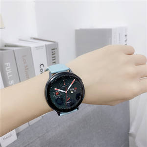 22mm 20mm luxe femmes hommes bande bracelet de montre en cuir véritable bracelet de montre pour Samsung Galaxy montre 6 5 4 3 Active <span class=keywords><strong>2</strong></span> - Product Image 4