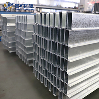 Perfil de Acero Omega para Techo, Soporte Solar, Estructura Ligera Galvanizada Personalizada
