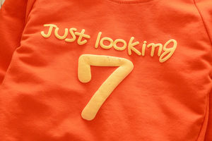 Vêtements pour bébés et jeunes enfants garçons, mode décontractée, automne, motif numérique, manches longues, 100% coton, 2-5 ans - Product Image 6