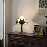Lampe de table chat noir pour la décoration de la table de chevet de la chambre à coucher, lampe de chevet pour chambre d'enfant, lampe de bureau mignonne pour chambre de fille