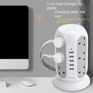 UK Standard 13A Extension <b>Power</b> Strip <b>Surge</b> <b>Protector</b> British Standard UK Plug <b>Power</b> Socket Multifunctional - Product Image 4