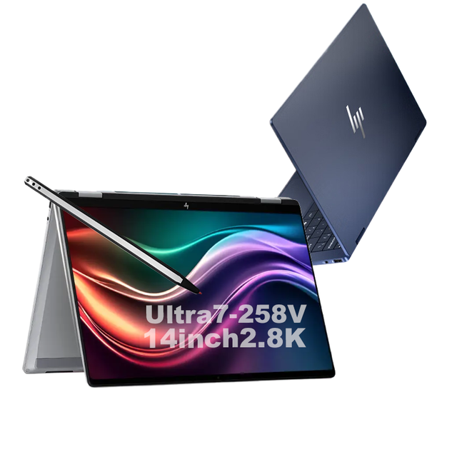 laptops brand new 2025 core ultra7 32gb laptop computer 14-inch oled 360-degree rotating touchscreen notebook