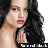 Fabricant 500ml professionnel permanent à base de plantes huile de gingembre naturel noir cheveux shampooing teinture cheveux couleur shampooing pour hommes et femmes