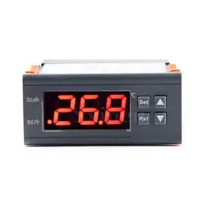 Nuovo originale DC12/24/AC220V automat termostato a temperatura costante di raffreddamento e riscaldamento 2 set di uscita/limite superiore e inferiore 2