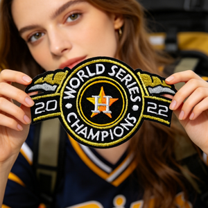 Parches Bordados Estilo Campeones Mundiales de Béisbol <span class=keywords><strong>2022</strong></span> para Fanáticos del Deporte, Chaquetas Casuales, Mochilas, Parches Termoadhesivos - Product Image 1
