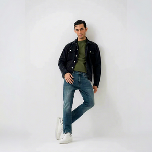 Chaquetas Vaqueras Casuales de Moda Urbana para Hombre, 100% Algodón, Diseño a Cuadros, Personalizables, Ropa de Invierno, Colores Elegantes, para Adultos - Product Image 1