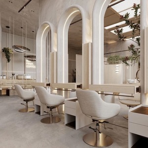 Miroir Coiffeur Professionnel Lumineux Mural pour Salon <span class=keywords><strong>de</strong></span> <span class=keywords><strong>Coiffure</strong></span> et Barber Shop - Product Image 1