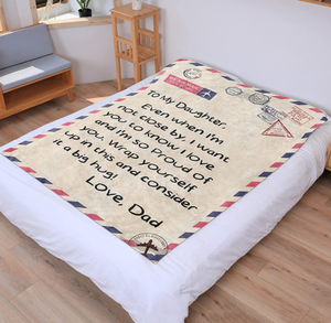 Alla coperta di <span class=keywords><strong>mia</strong></span> <span class=keywords><strong>figlia</strong></span> da papà-incoraggia e ama l'anniversario presente coperta per la festa della mamma alla <span class=keywords><strong>figlia</strong></span> dai regali del papà - Product Image 5