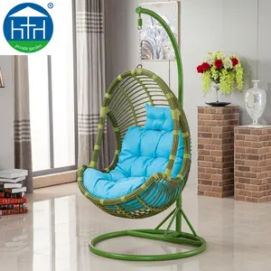 Fauteuil balançoire de jardin en rotin PE, vente en gros, chinois, usage extérieur et intérieur, vente en gros