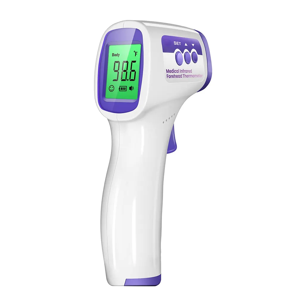 fleisch wirelesscalibrated handheld ihealth no-touch forehead digital color changing thermometer genial