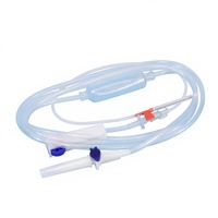 Ensemble de perfusion vétérinaire jetable durable pour administration intraveineuse en insémination artificielle et diagnostic