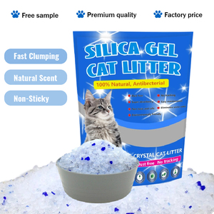 Silika Jel Kedi Kumu Yüksek Emici Kristal Kedi Kumu Renkli Parçacıklar 3-8mm - Product Image 1