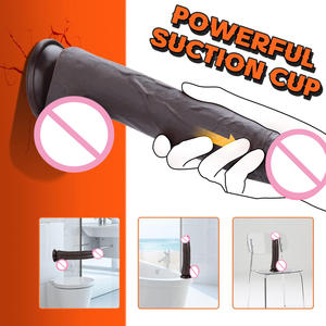 Schub Dildo Vibration <span class=keywords><strong>Super</strong></span> realistische Penis Teleskop <span class=keywords><strong>Large</strong></span> Dick Vibrator Penetration Anal Sexspielzeug für Frauen Masturbation - Product Image 5