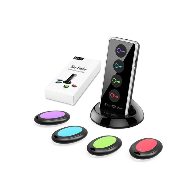 Smart Mini Tracking Device One-Click Search Wallet Keys Finder Locator Featuring Built-in Battery Lost Alarm Alarm Systems
