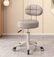 Fauteuil moderne en cuir PU durable avec structure métallique, coussin ergonomique, design compact, pour salon, bureau à domicile, hôtel