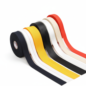 Custom 3.8cm 1 Inch Twill Herringbone Webbing Tape Cotton Polyester Nylon for Suitcase <strong>Luggage</strong> Backpack Safety Belt Enhanced - Product Image 1