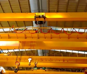 China Brand Customized Overhead <strong>Crane</strong> 5 Ton 10 Ton 20 Ton Cabin Control Double Beam Overhead <strong>Crane</strong> With <strong>Electromagnetic</strong> Grab - Product Image 4