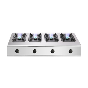 Vendite calde In Acciaio Inox Commerciale Stufa Del Propano 4 Bruciatore Fornelli Da Tavolo Stufa A Gas - Product Image 6